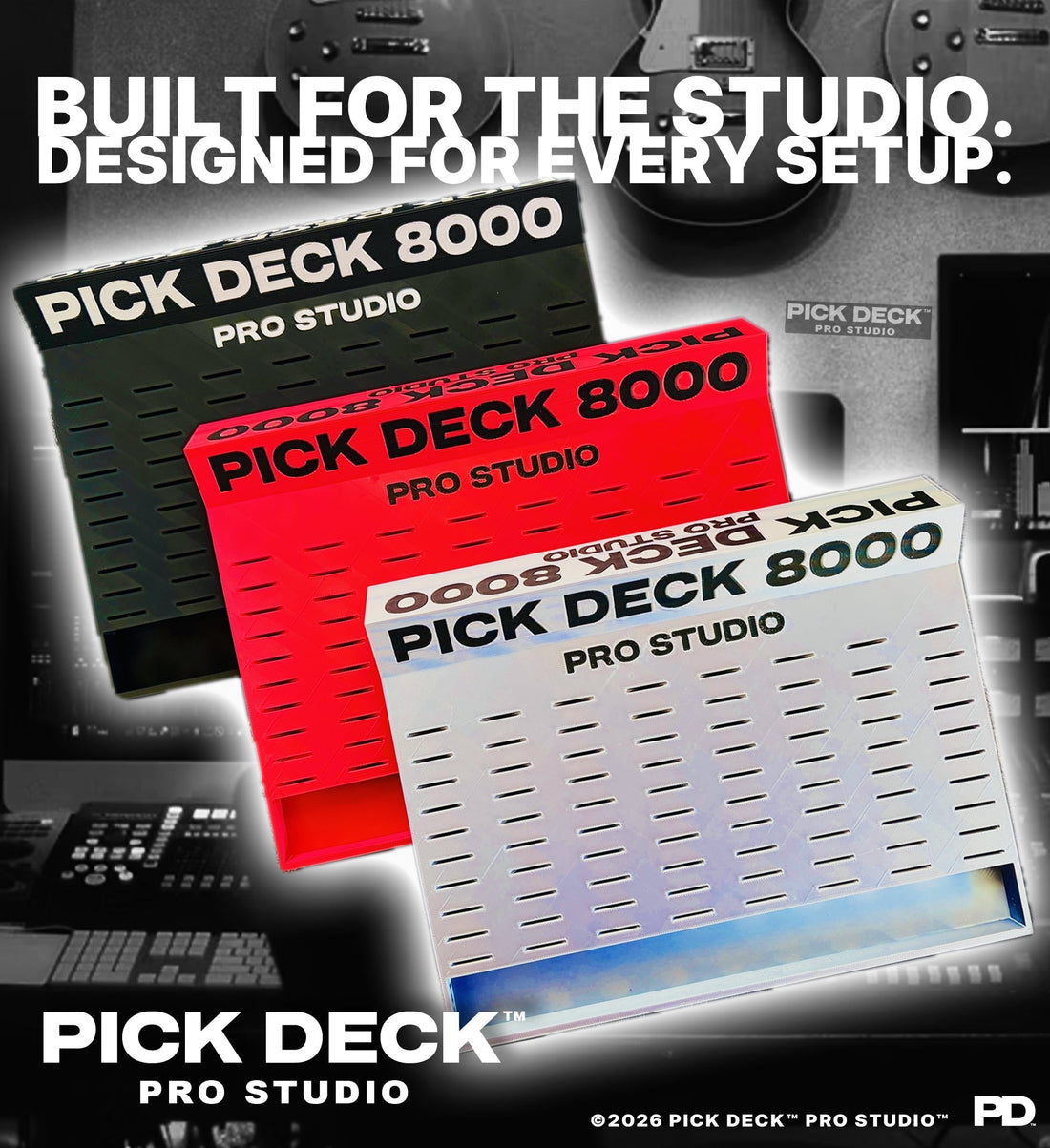 PROFESSIONAL GRADE GUITAR PICK HOLDERS THAT WORK.