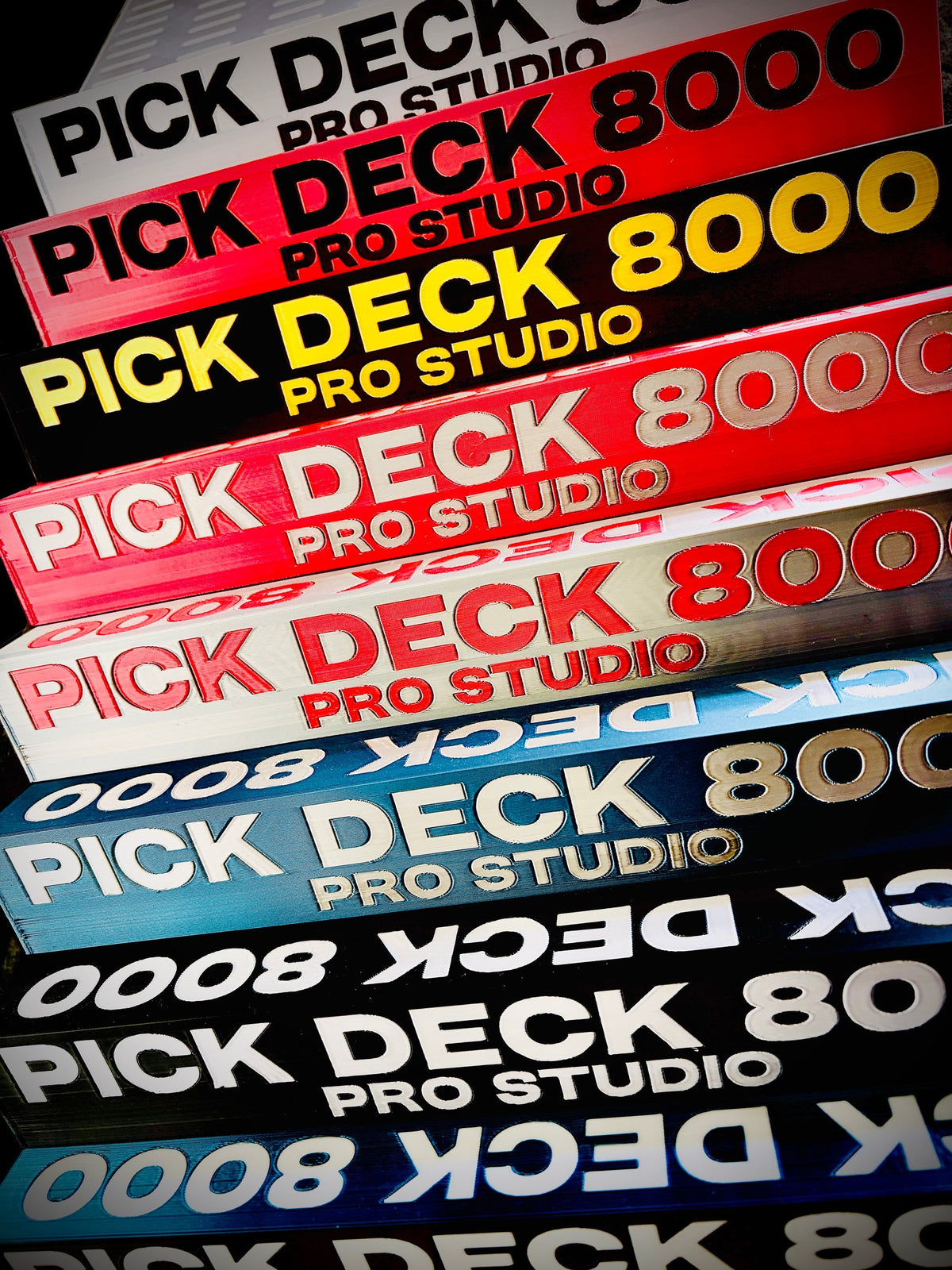 THE PICK DECK™ 8000 PRO STUDIO™ IS NOW AVAILABLE CUSTOM SHOP