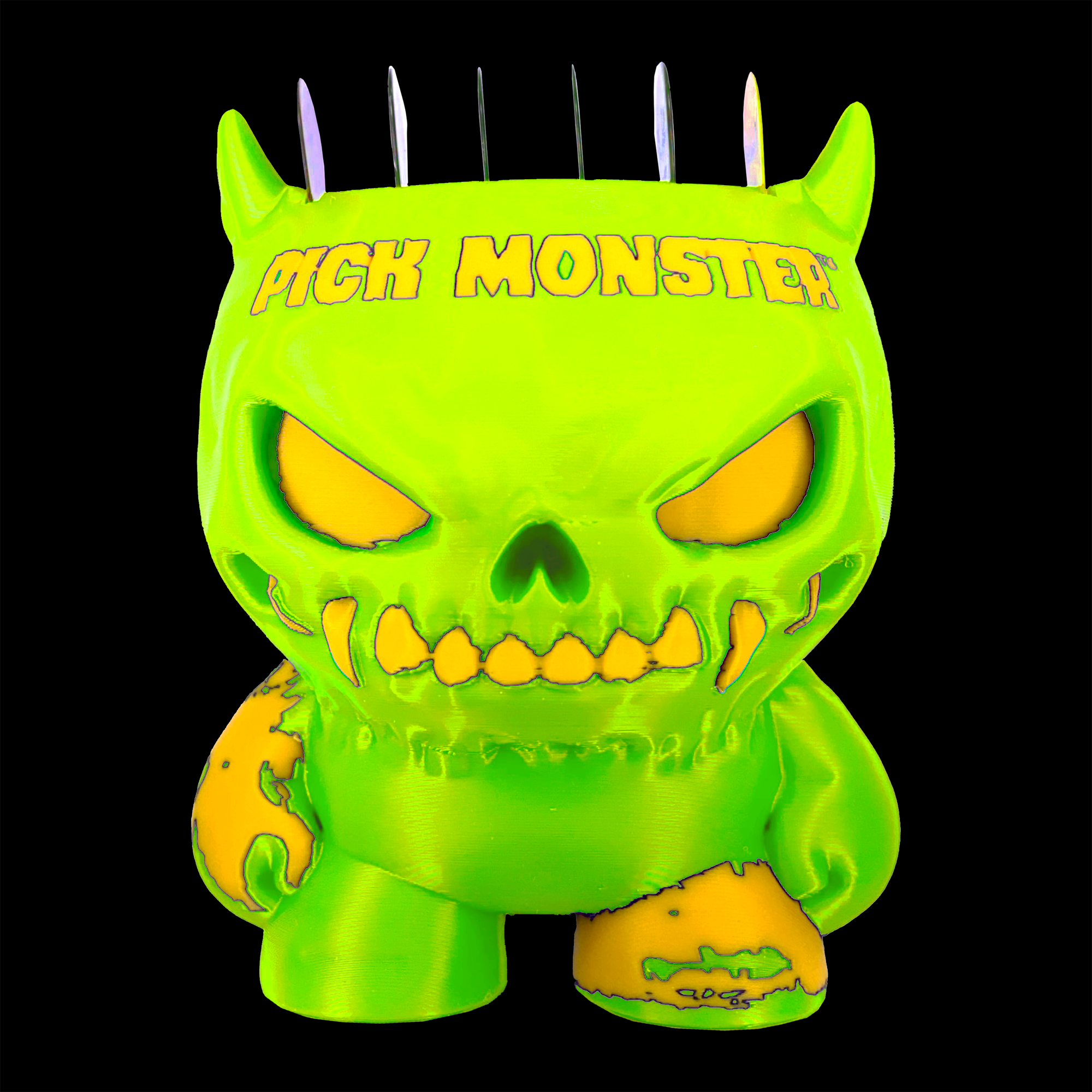PICK MONSTER GUITAR SIX PICK HOLDER #358XR